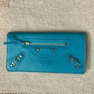 Balenciaga Motocross Classic Zip Wallet